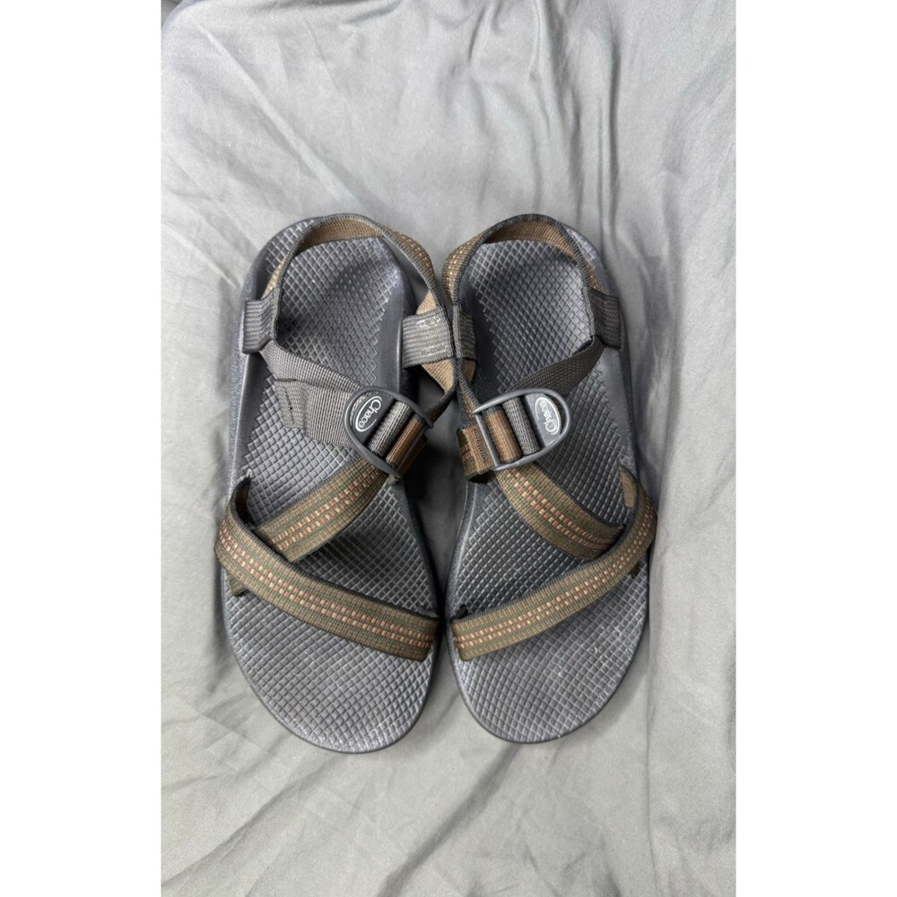 Vintage Chaco Z1 Vibram Unaweep Outdoor Hiking Sandals Mens Size 11 USA Java Red